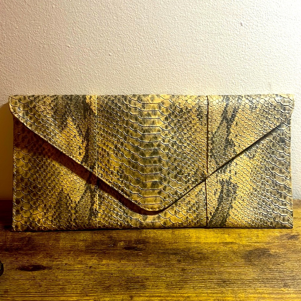 Faux alligator bag! Excellent condition